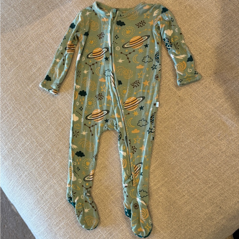 Posh Peanut Green Space Adventure Footie